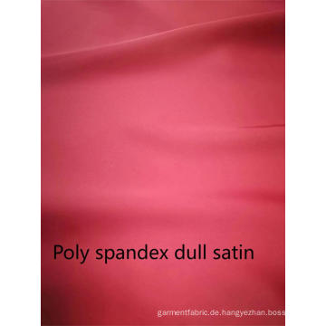 Gewebter Polyester spandex stumpfes Satin gefälschter Acetatgewebe